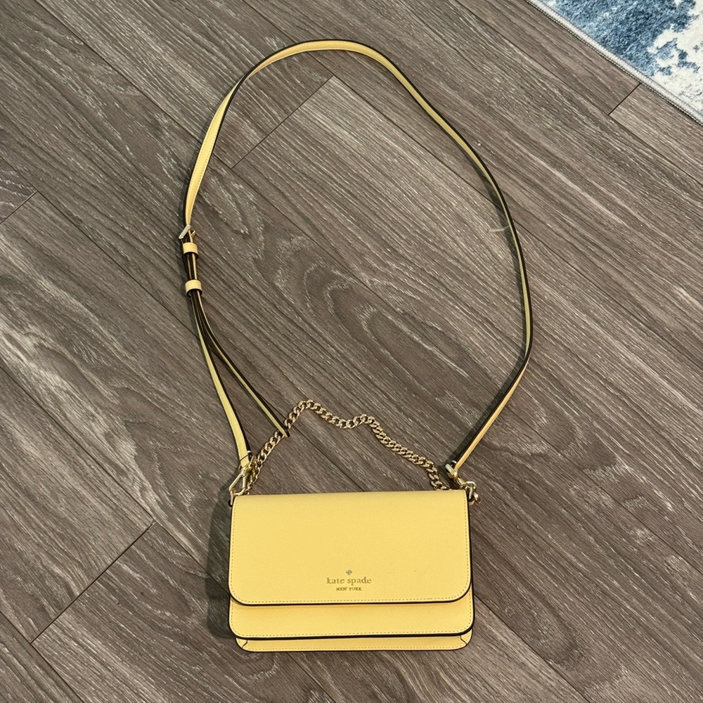 Yellow kate spade purse